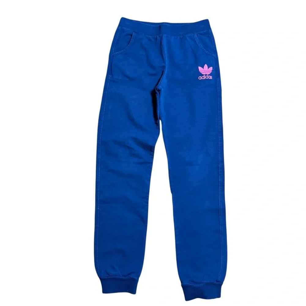 adidas Kids Gray & Navy Logo Long Sleeve Set – Size 11